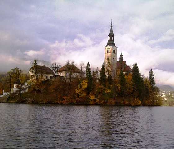 3. Church on island