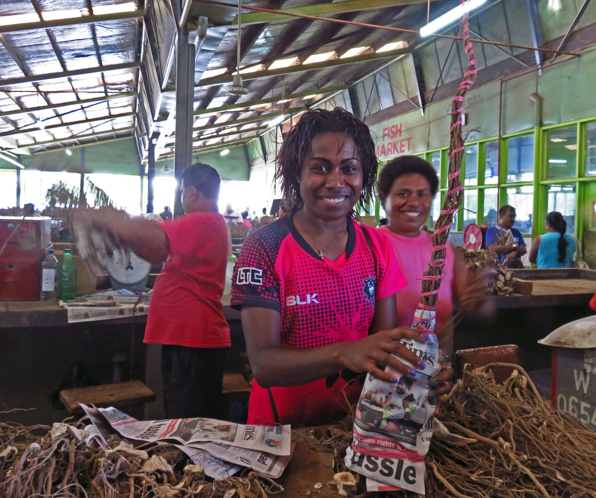 5. Kava at Nadi market