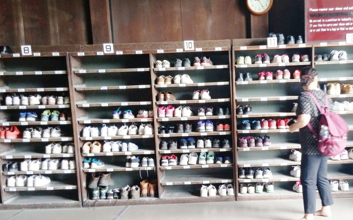 5. Shoes on Shelf