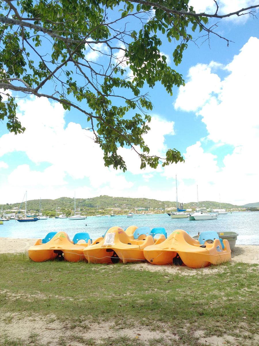 Beach with Christiansted behind_#2 Sharon Pohl