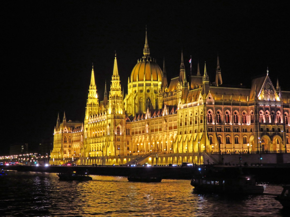Budapest Parliament at night