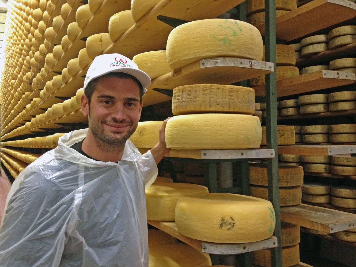 2. Asiago cheese storage